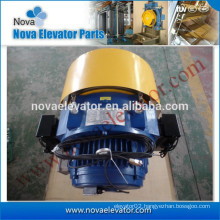 Elevator Traction Machine with Sheave Cover